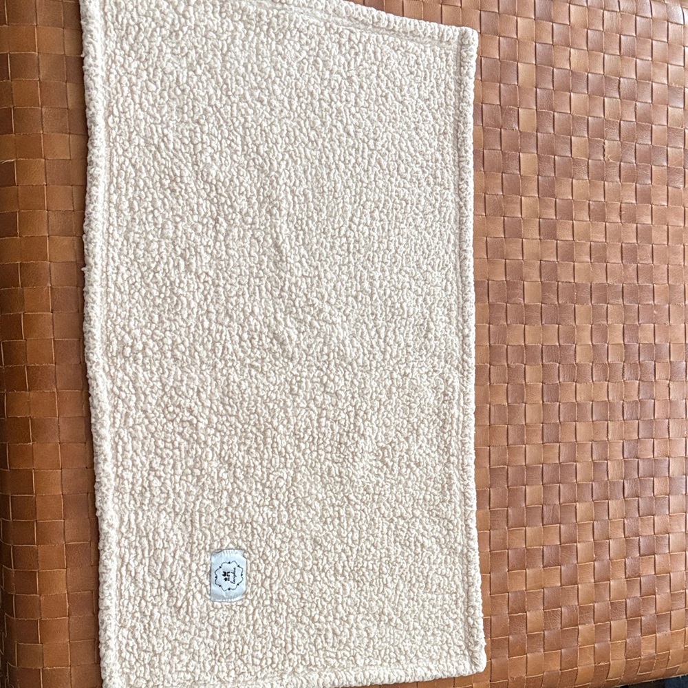 Cream Textured Blanket for pups